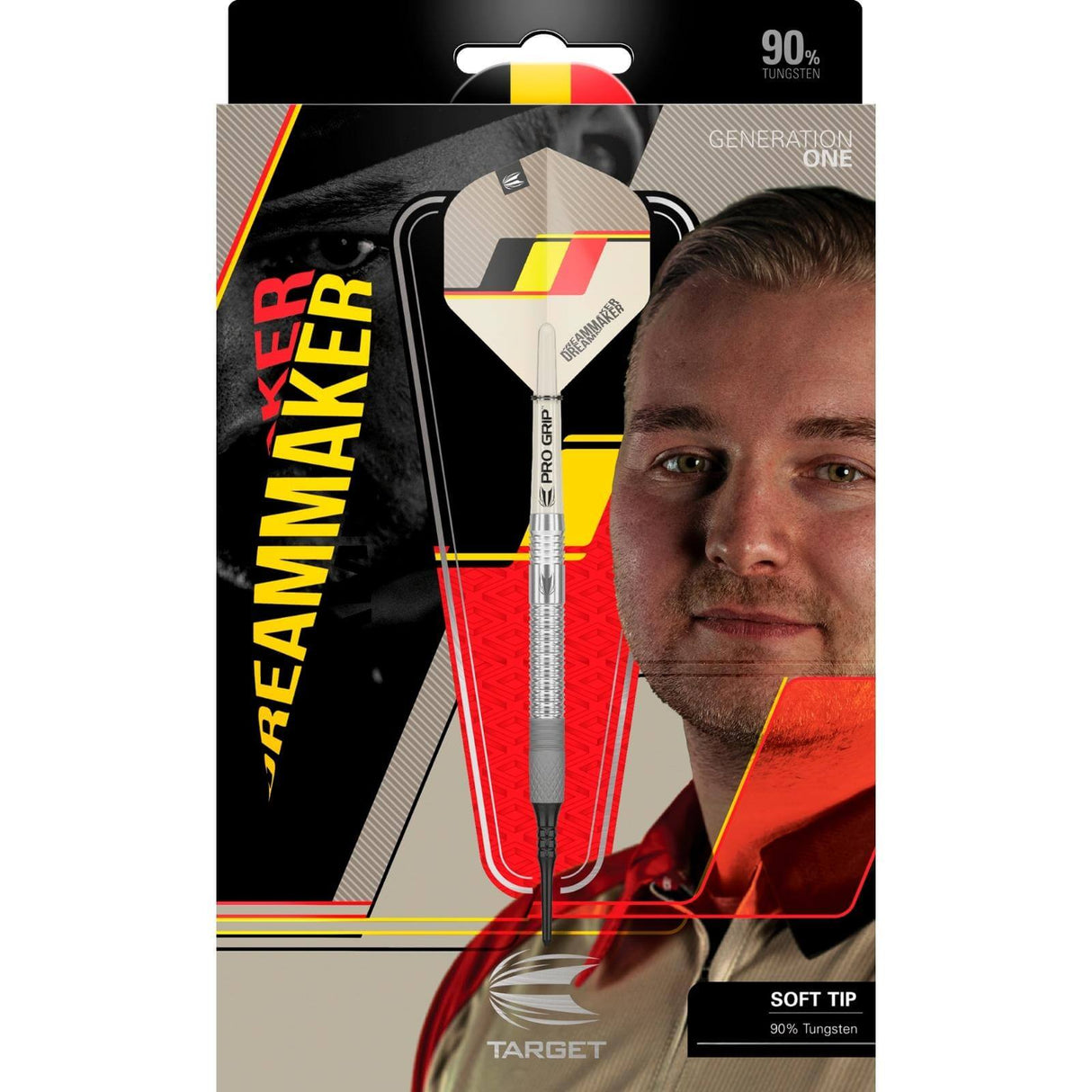 Target - Dimitri Van Den Bergh Darts - Soft Tip - 90% Tungsten - 19g 21g -