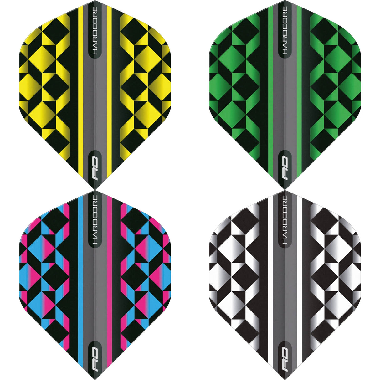 Red Dragon - Hardcore Radical Geometric - Big Wing Dart Flights -