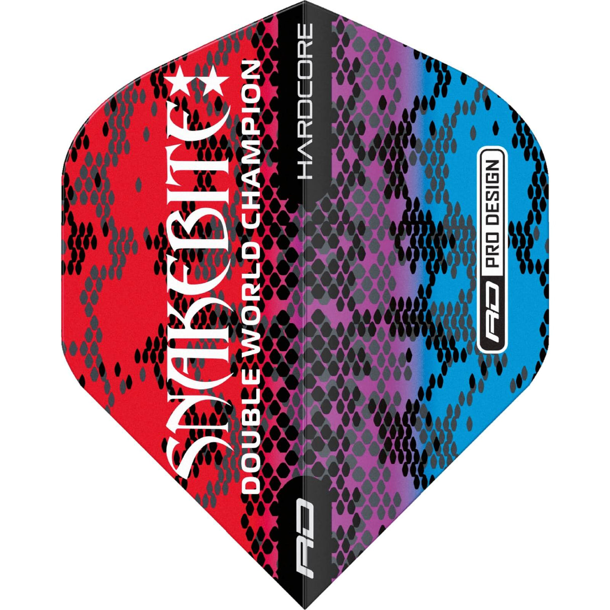 Red Dragon - Peter Wright Hardcore - Big Wing Dart Flights - F6843