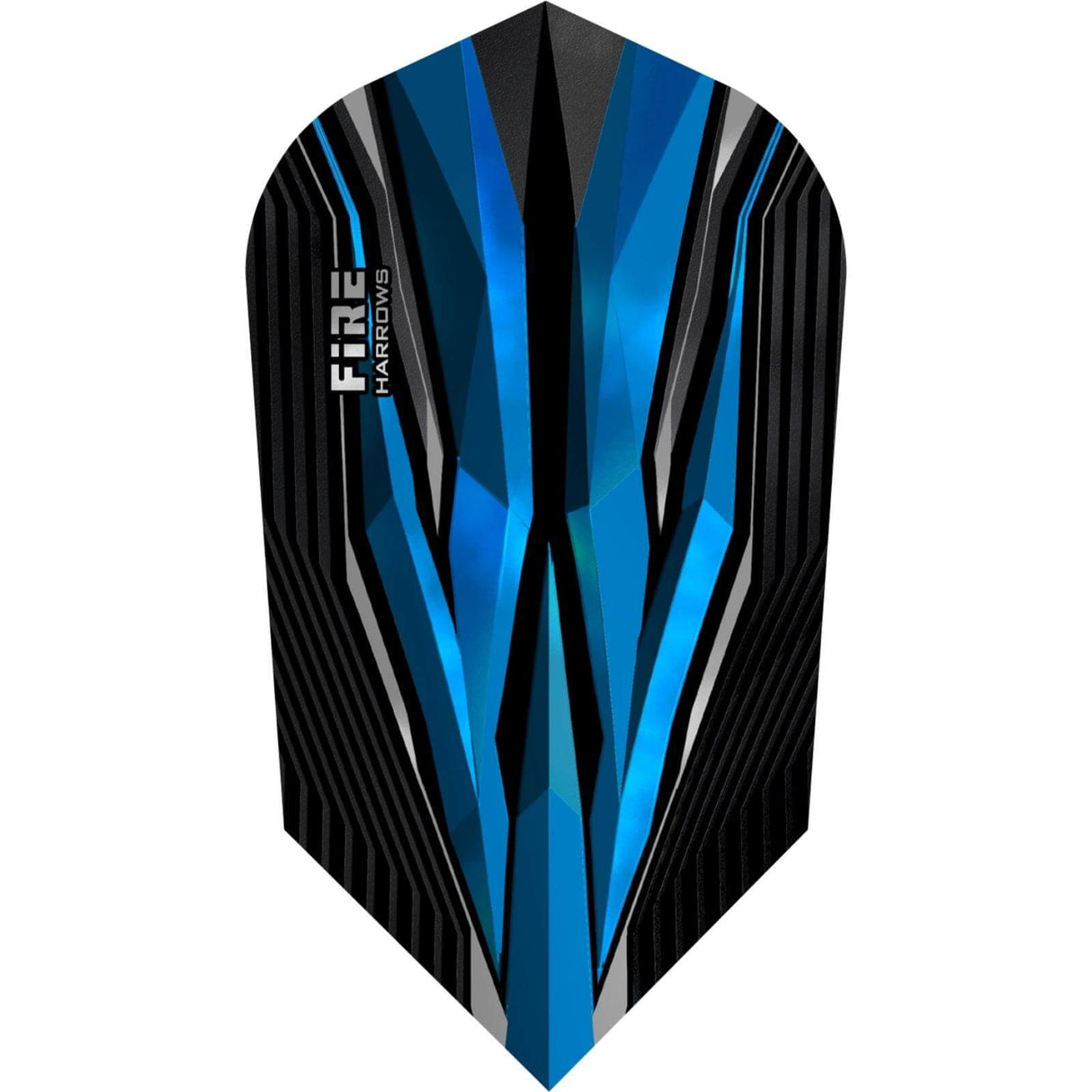 Harrows - Fire - Slim Dart Flights - Blue