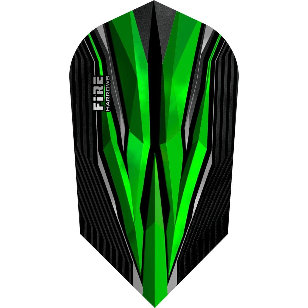 Harrows - Fire - Slim Dart Flights - Green