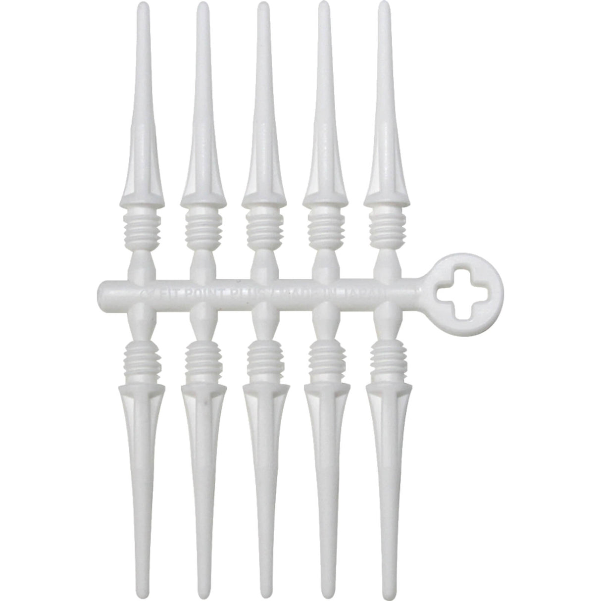 Cosmo - Fit Point Plus - Soft Tip Dart Points - 50 Pack - White