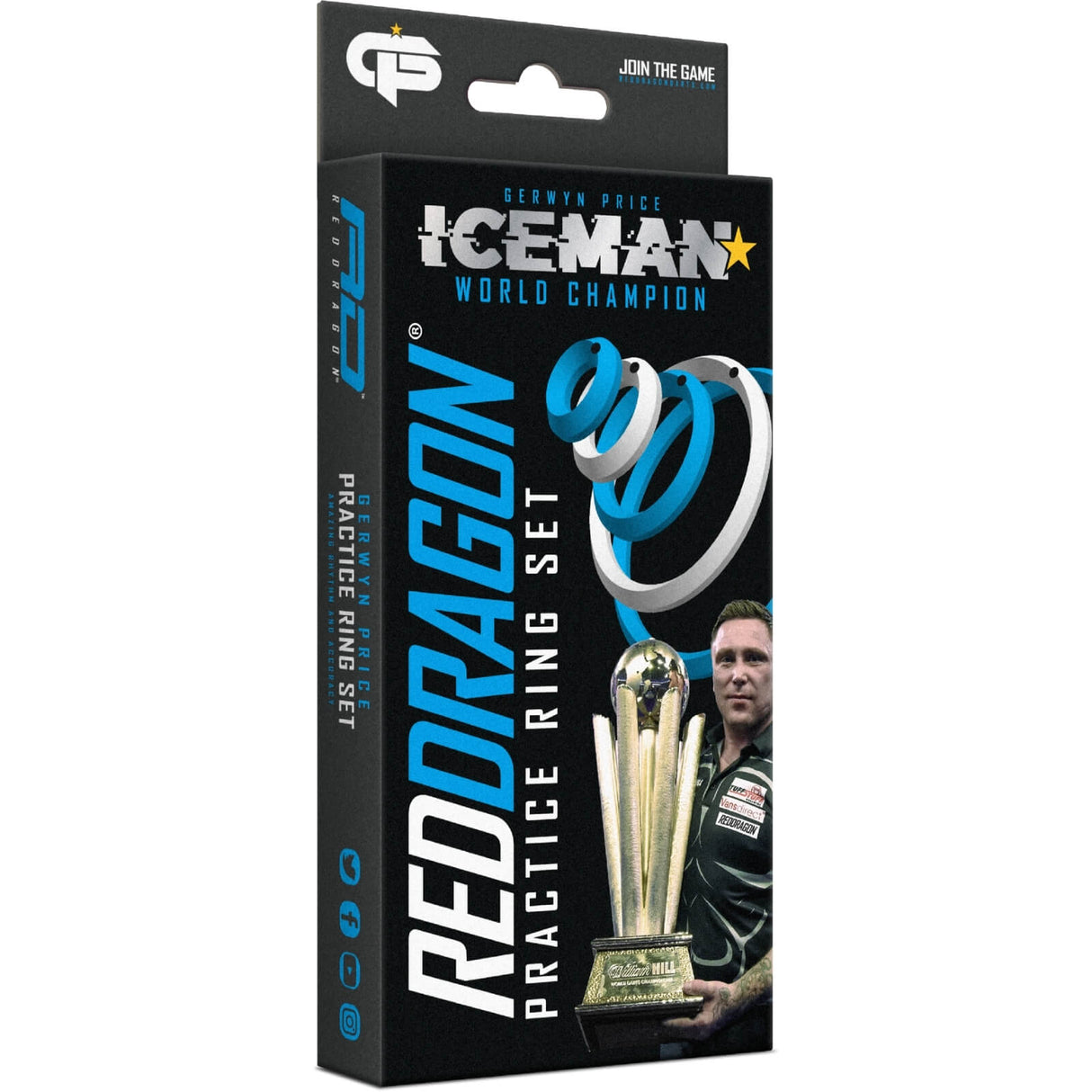 Red Dragon - Gerwyn "Iceman" Price - Darts Practice Rings -