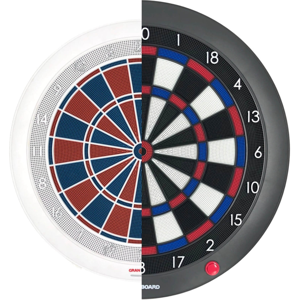 Gran Darts - GranBoard 132 - Steel Tip Size - Bluetooth Electronic LED Soft Tip Dartboard -