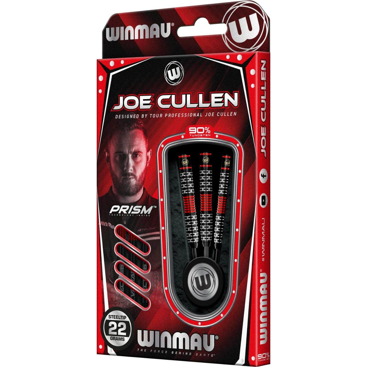 Winmau - Joe Cullen Special Edition Darts - 90% Tungsten - 22g 24g 26g -
