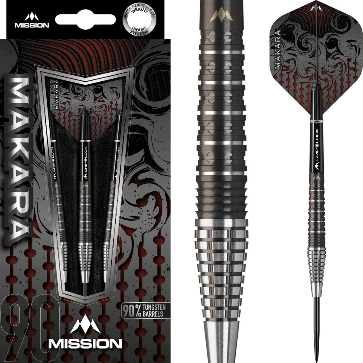 Mission - Makara M2 Darts - 90% Tungsten - 21g 23g 25g -