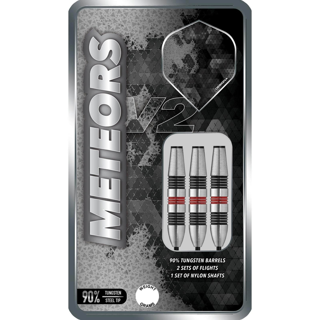 Designa - Meteors V2 M2 Darts - 90% Tungsten - 34g 36g 38g -