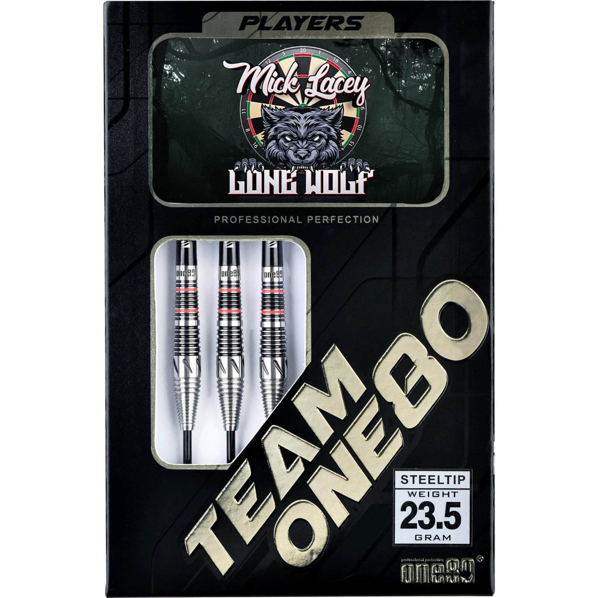 One80 - Mick Lacey Darts - 90% Tungsten - 23.5g -