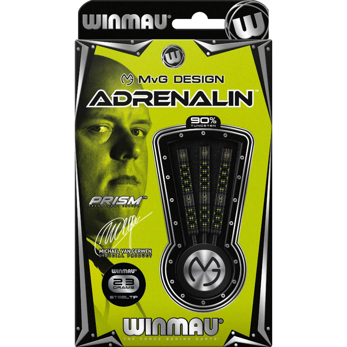 Winmau - MvG Adrenalin Darts - 90% Tungsten - 22g 23g 24g 25g -