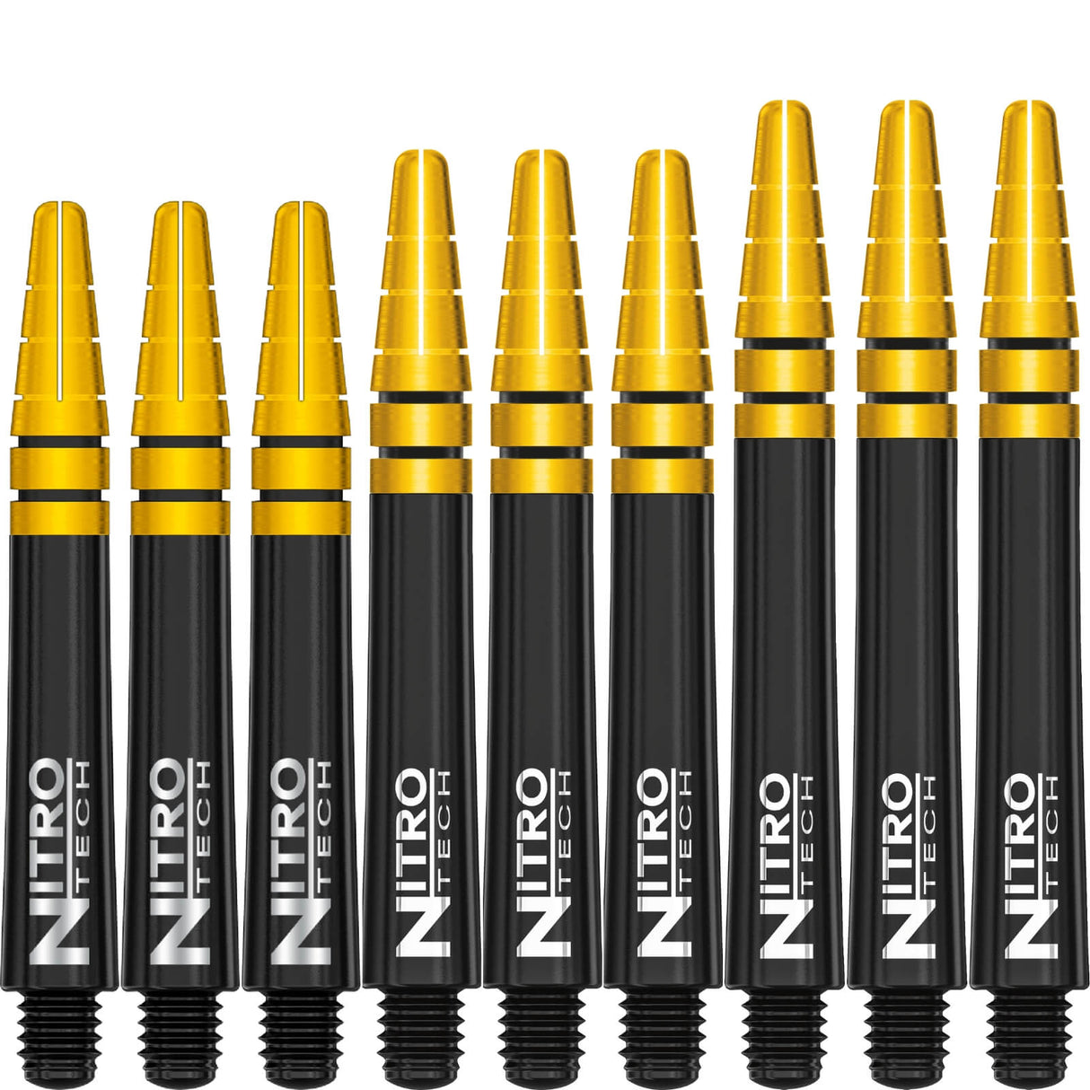 Red Dragon - Nitrotech Black & Gold - Hybrid Dart Shafts -