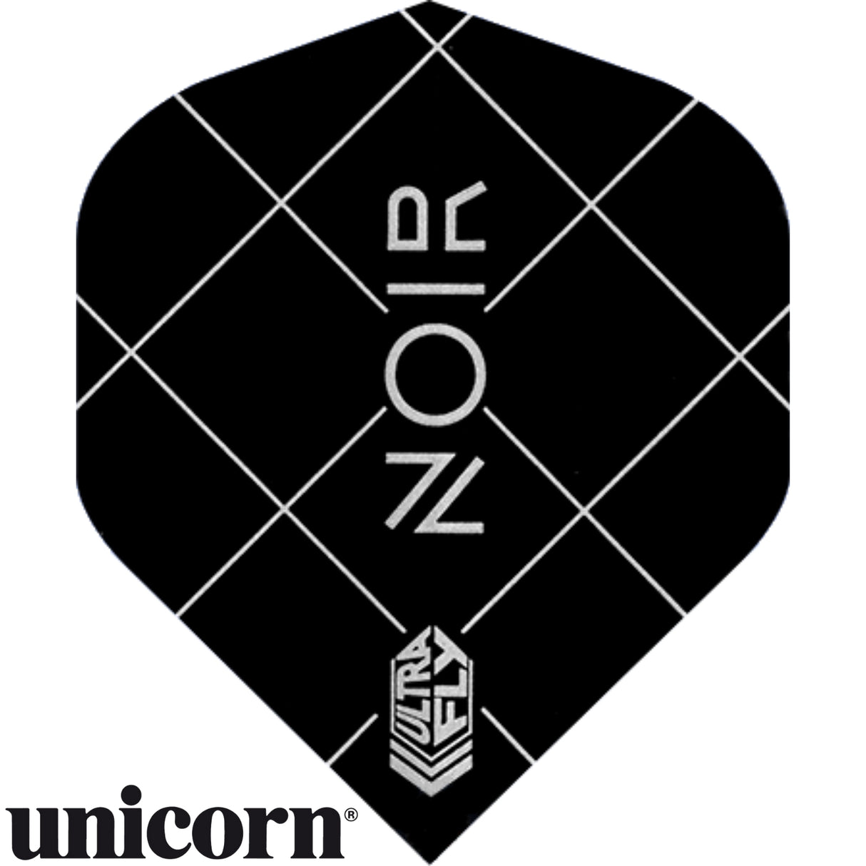 Unicorn - Noir - Big Wing Dart Flights - Dot