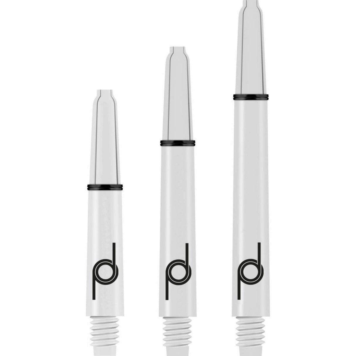 Performance Darts - Performance Grip Nylon Dart Shafts - Short (36mm) / White