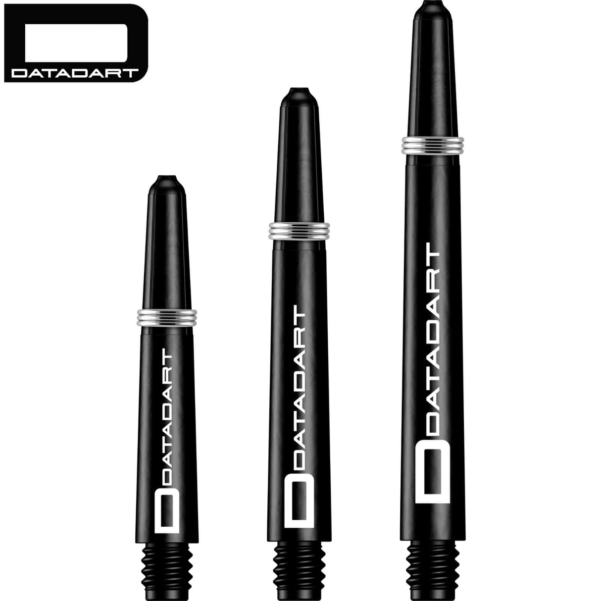 Datadart - Signature Nylon Dart Shafts - Short (34mm) / Black