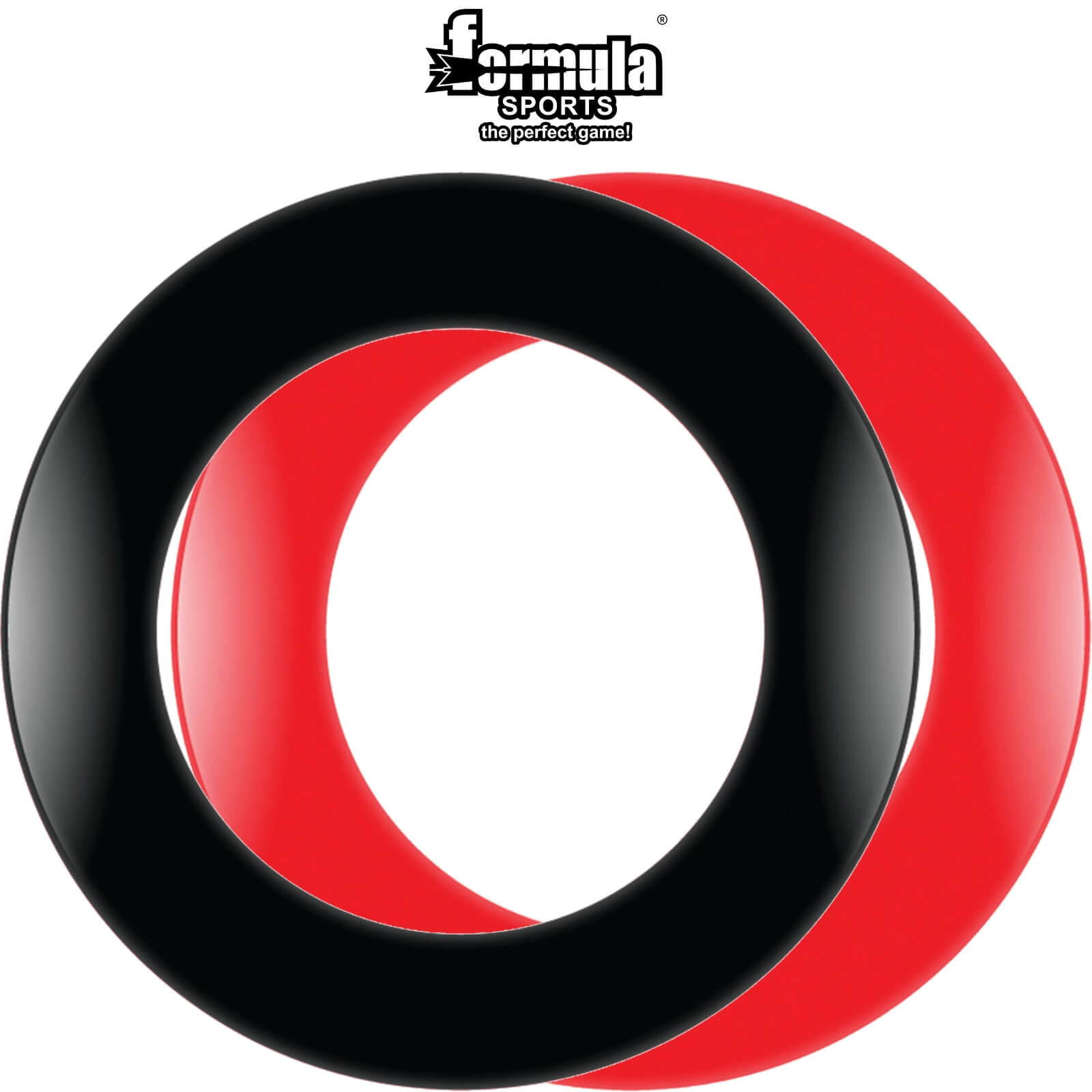 Dartboard Accessories - Formula Sports - 1 Piece Dartboard Surround - Black Red 