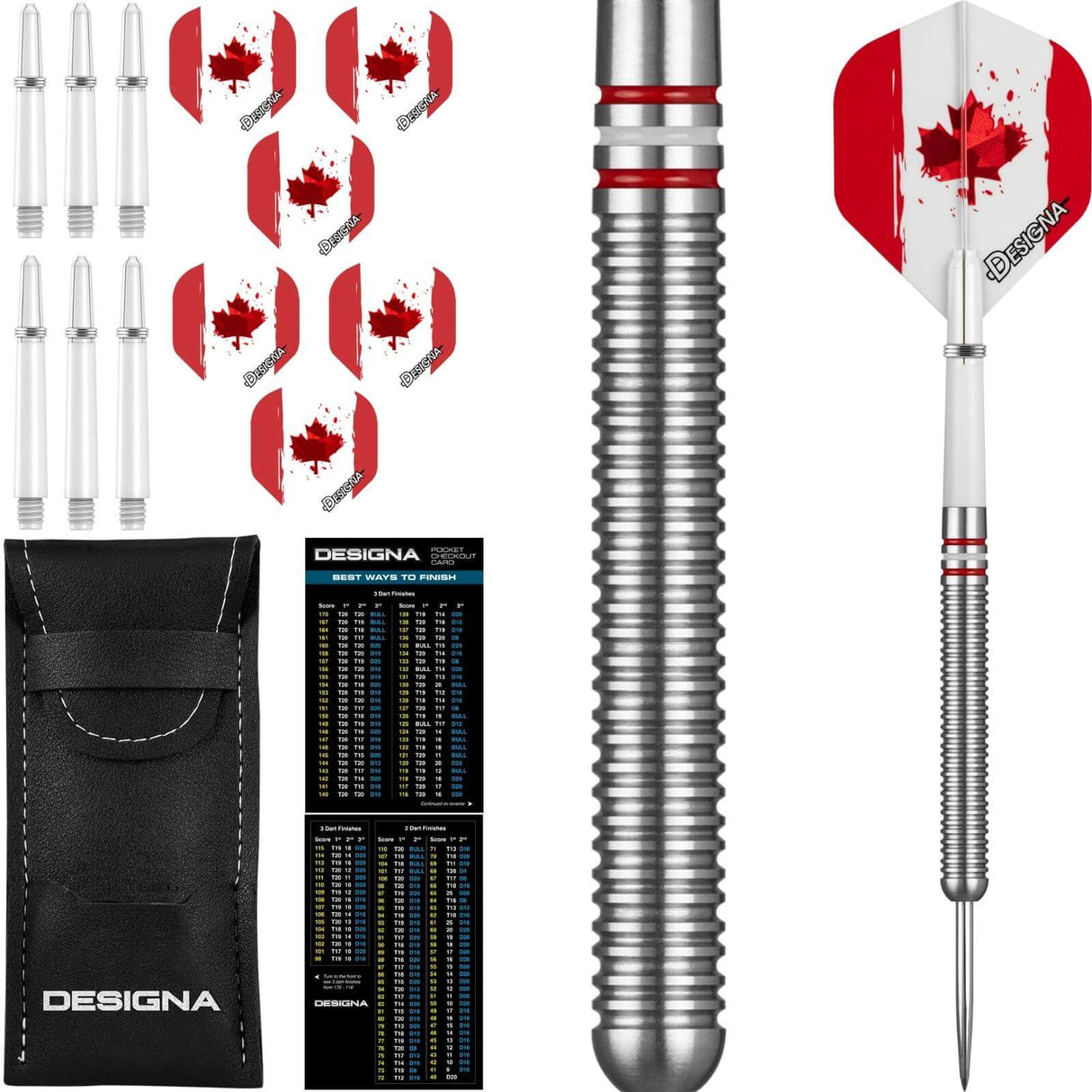 Designa - Patriot-X Darts - Canada - 90% Tungsten - 22g 24g -