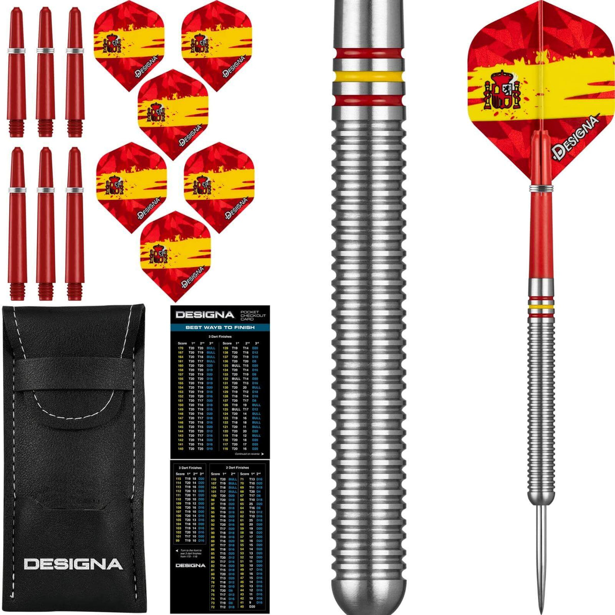 Designa - Patriot-X Darts - Spain - 90% Tungsten - 22g 24g -