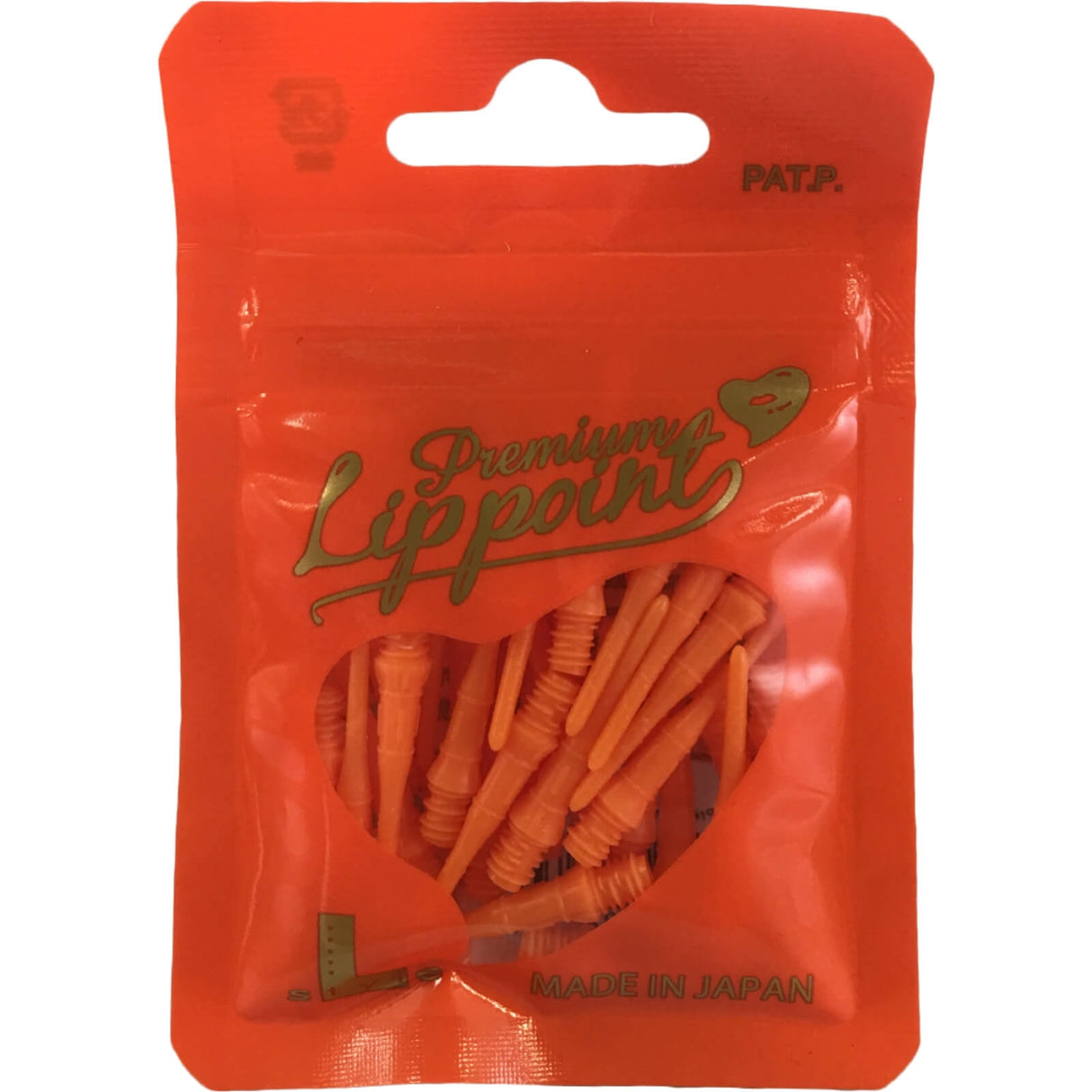L-Style - Premium Lip Point Soft Tip Dart Points - Bag of 30 - Orange
