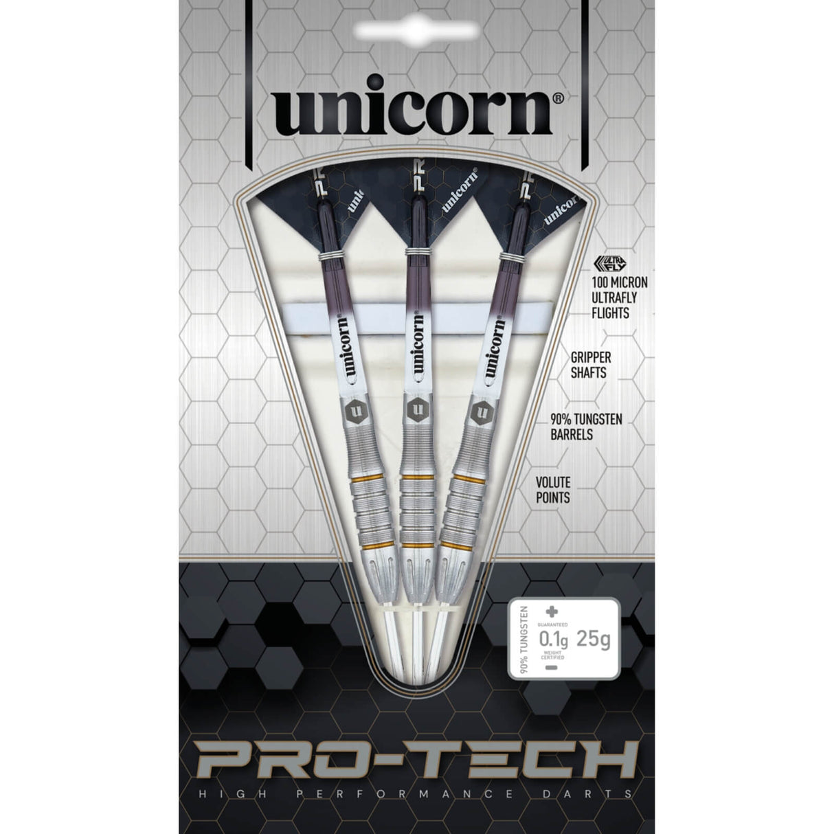 Unicorn - Pro-Tech Style 5 Darts - 90% Tungsten - 23g 25g 27g -