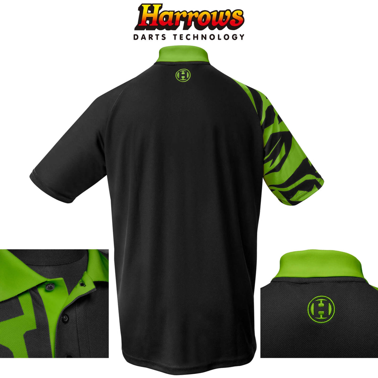 Harrows - Rapide Breathable Dart Shirts - S to 5XL - S / Green