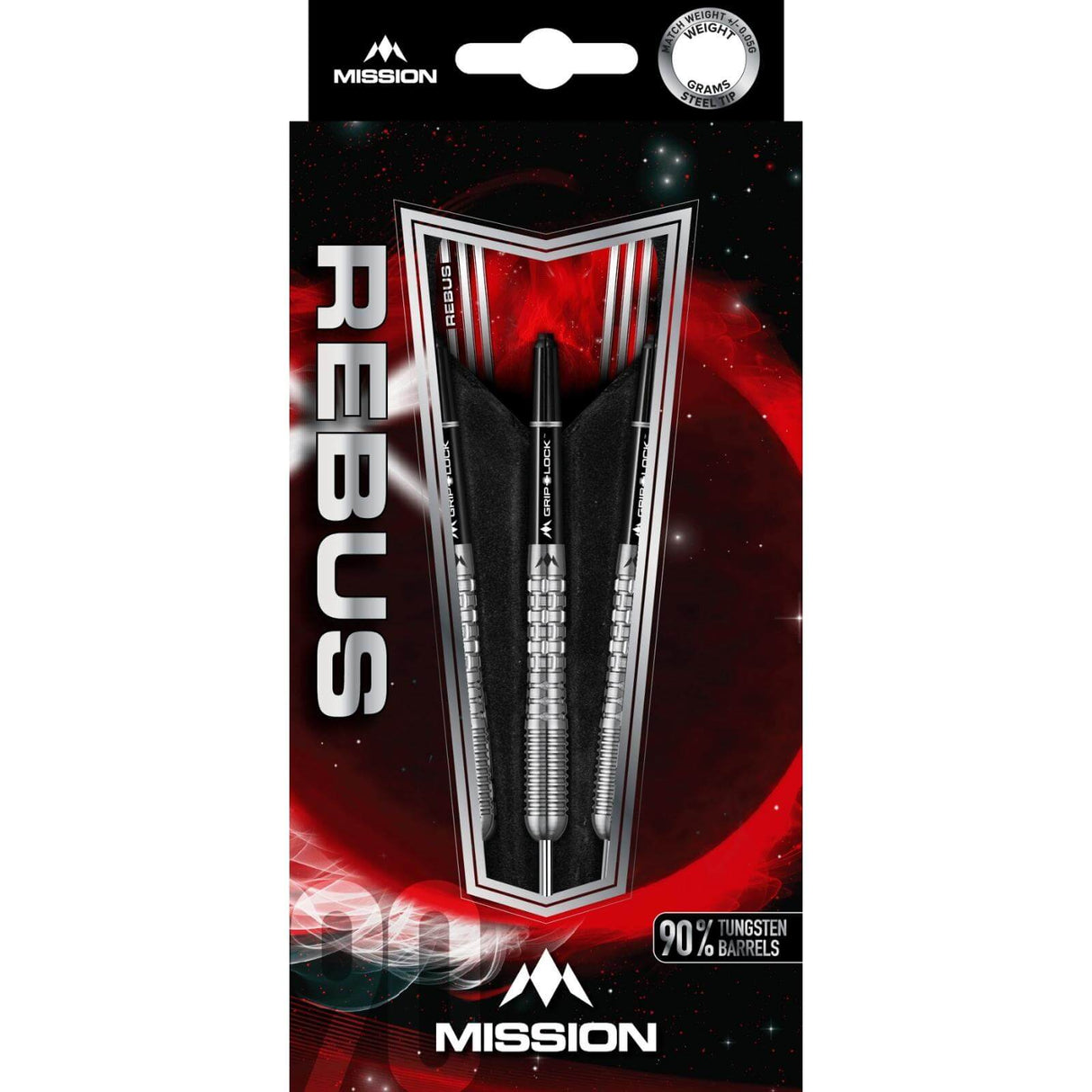Mission - Rebus M2 Darts - 90% Tungsten - 21g 23g 25g -