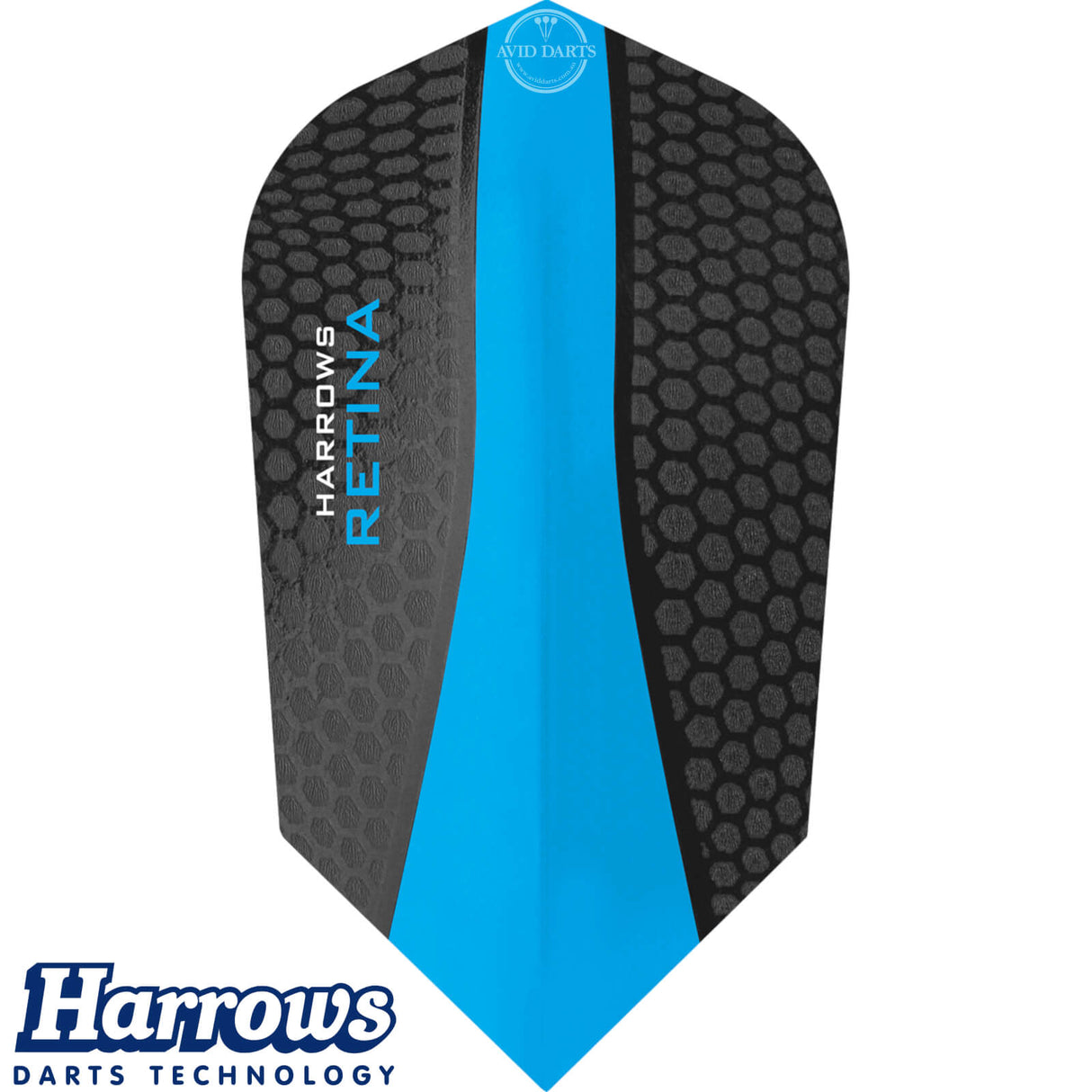 Harrows - Retina - Slim Dart Flights - Aqua Blue