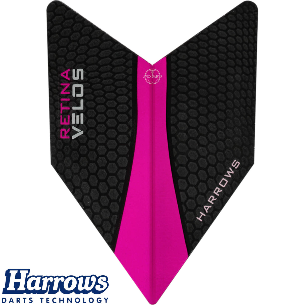 Harrows - Retina - Velos Dart Flights - Pink
