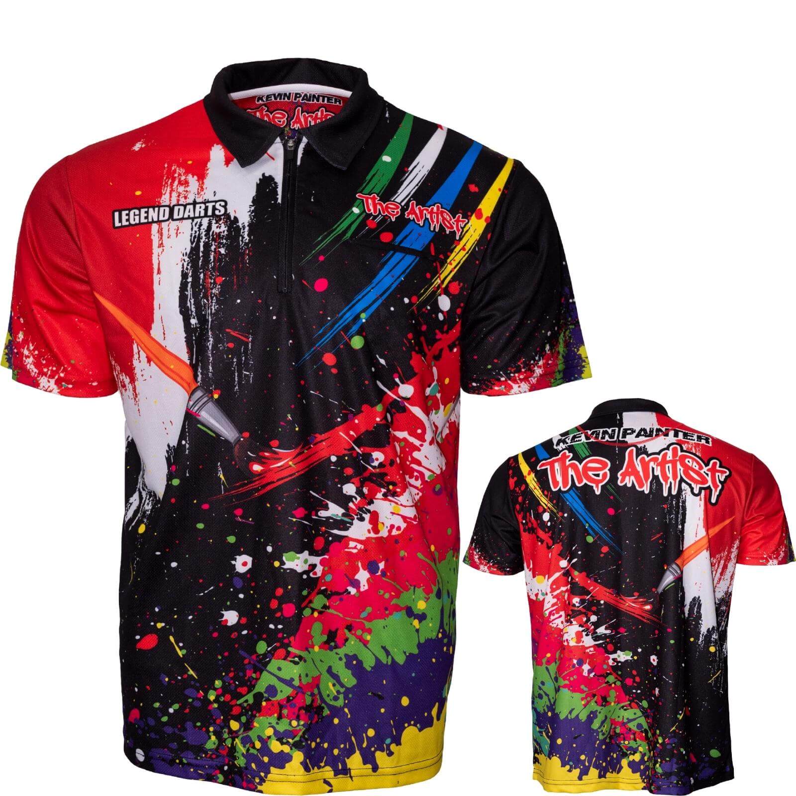 Dart Shirts - Legend Darts - Kevin Painter - The Artist - Dart Shirt - S to 4XL 