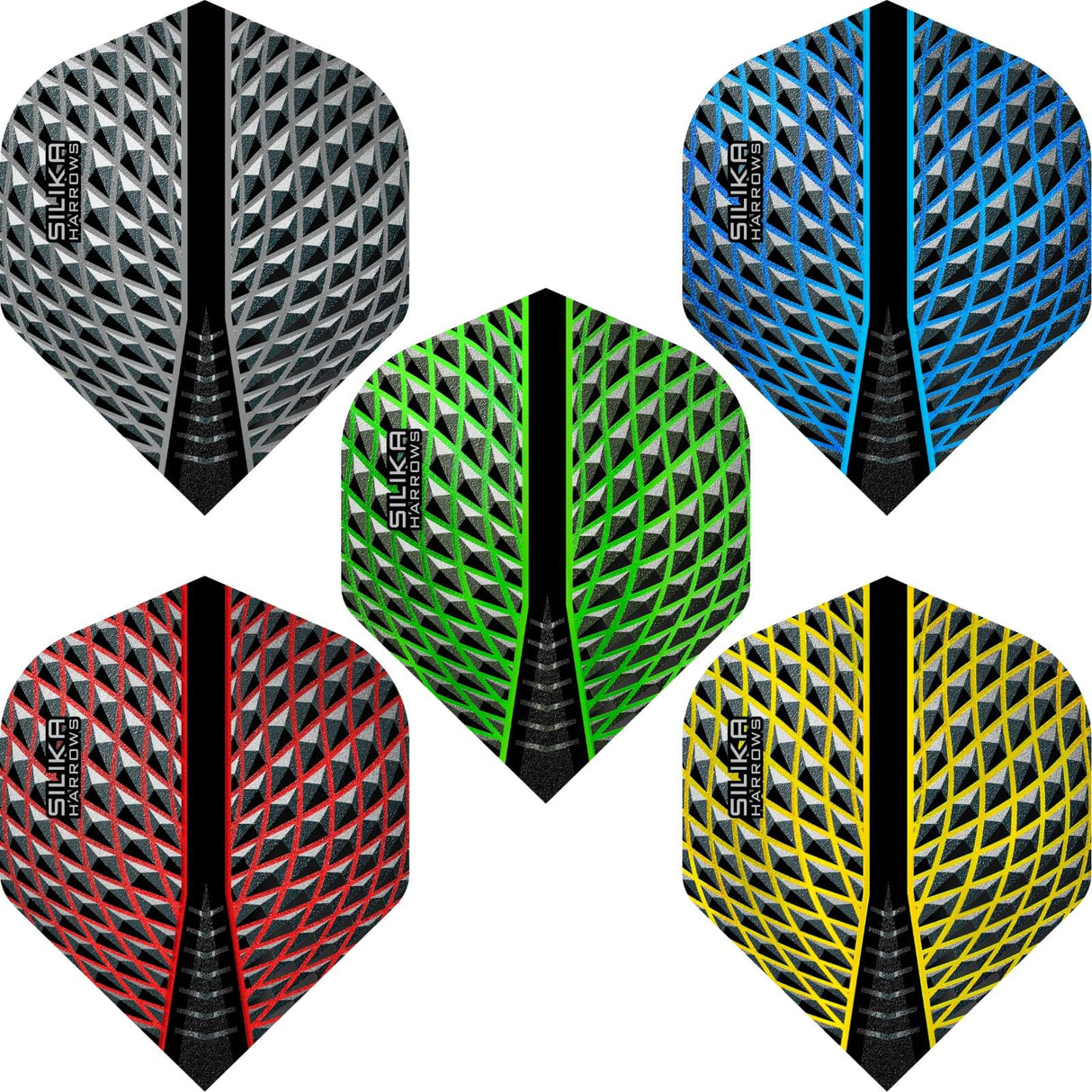 Harrows - Silika - Big Wing Dart Flights -