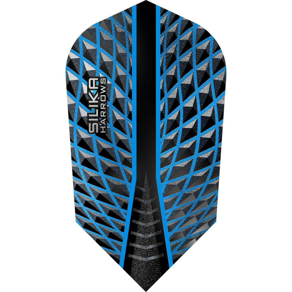 Harrows - Silika - Slim Dart Flights - Blue