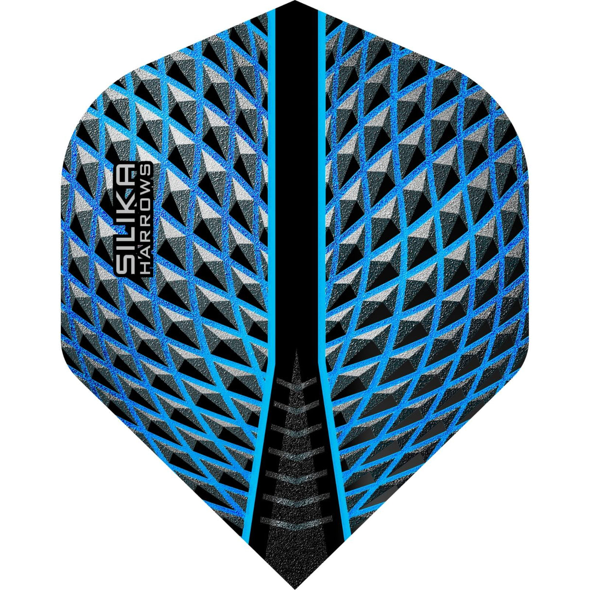 Harrows - Silika - Big Wing Dart Flights - Blue