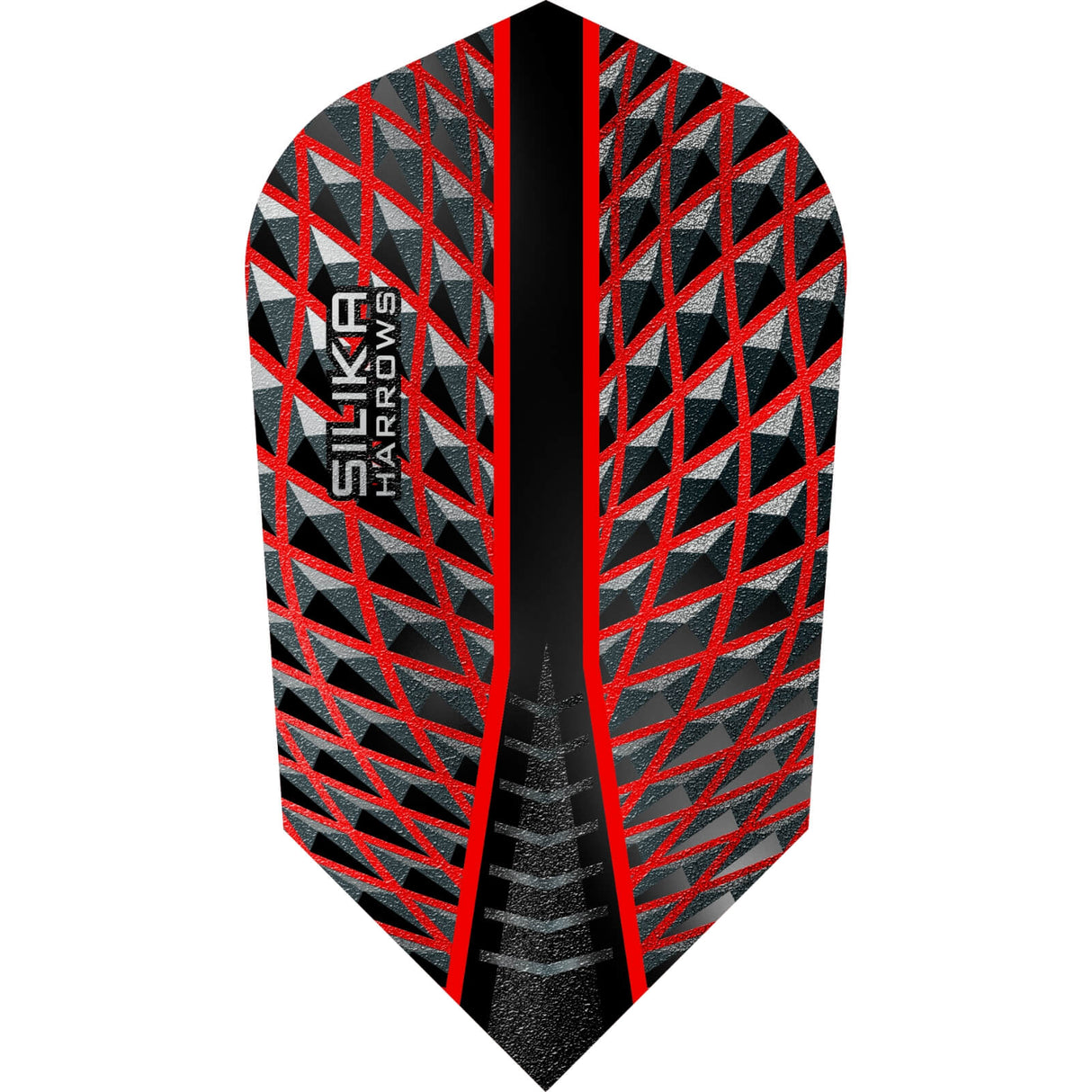 Harrows - Silika - Slim Dart Flights - Red