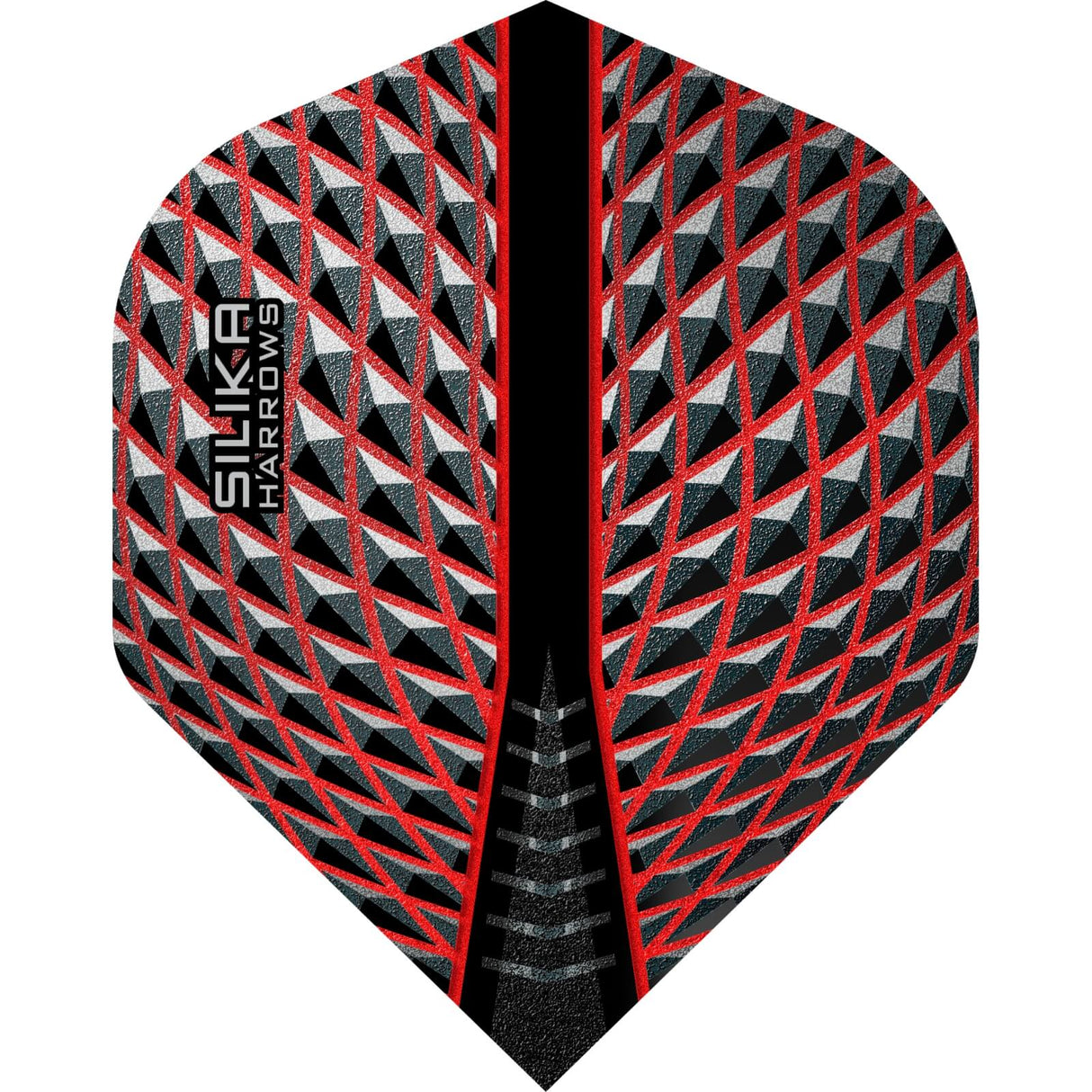 Harrows - Silika - Big Wing Dart Flights - Red