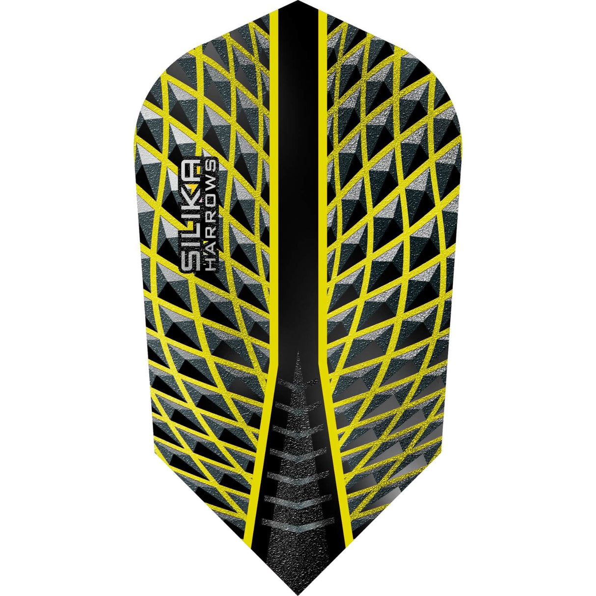 Harrows - Silika - Slim Dart Flights - Yellow