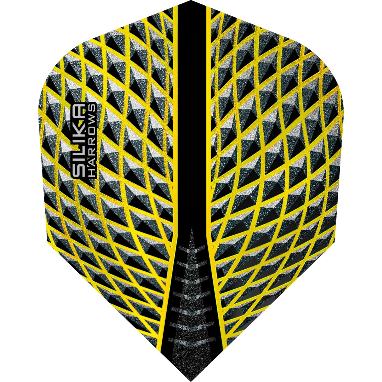 Harrows - Silika - Standard Dart Flights - Yellow