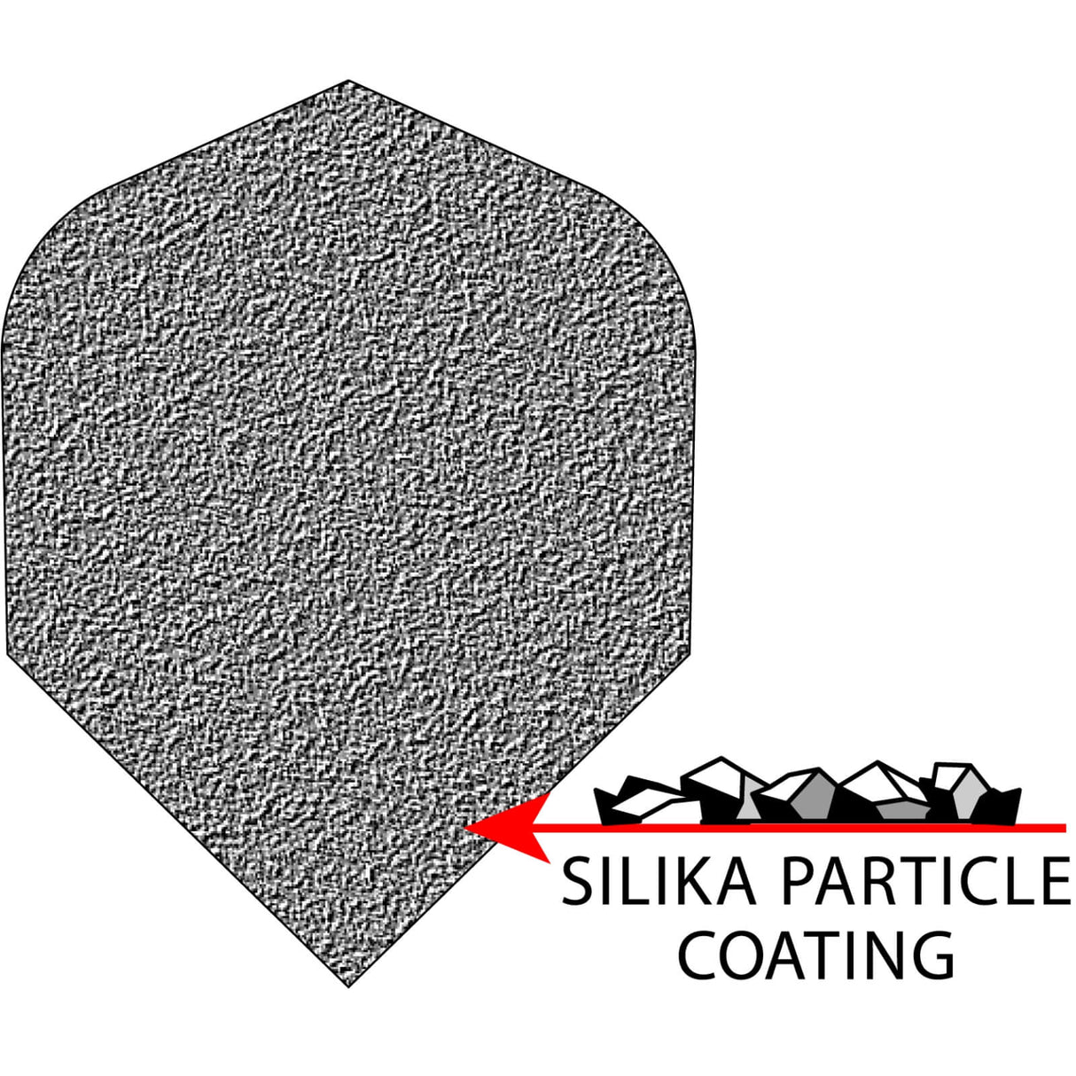Harrows - Silika - Slim Dart Flights -