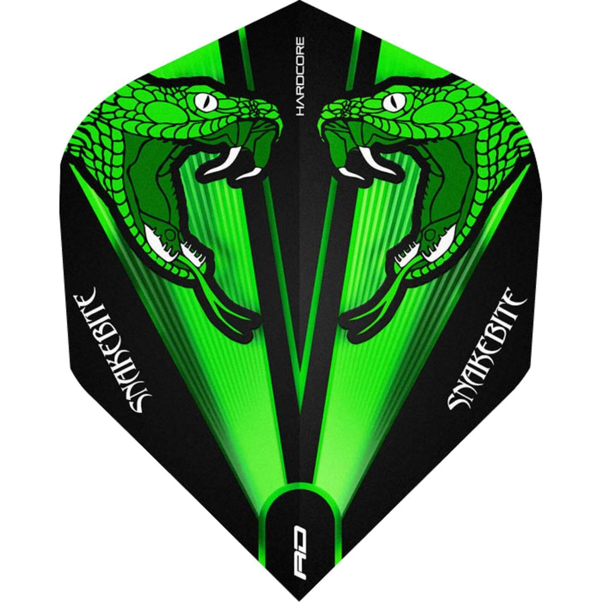 Red Dragon - Peter Wright - Big Wing Dart Flights - Green Snakes