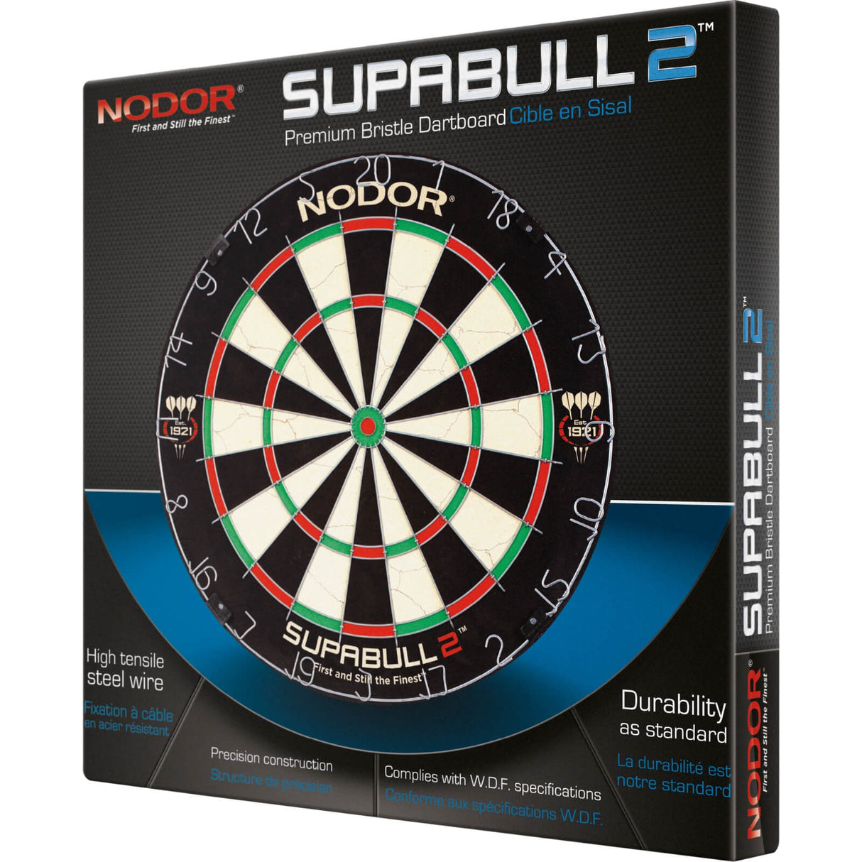 Nodor - Professional Darts Set - Black - Rosewood -