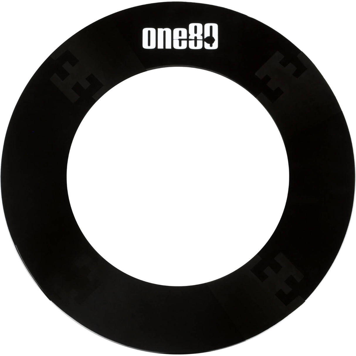 One80 - Knock-Down 4 Piece Dartboard Surround - Black