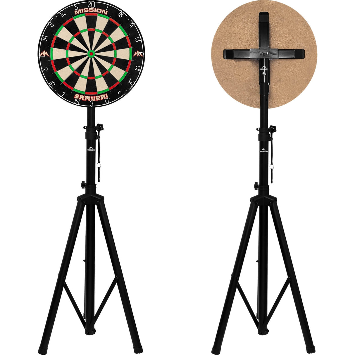 Mission - Travel Dartboard Stand - With Pro Bracket -