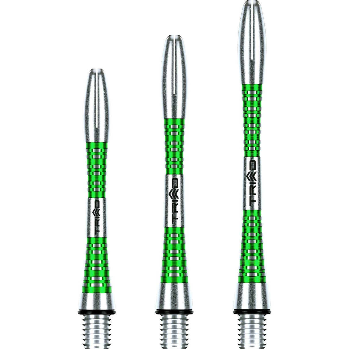 Winmau - Triad - Aluminium Dart Shafts - Short (35mm) / Green
