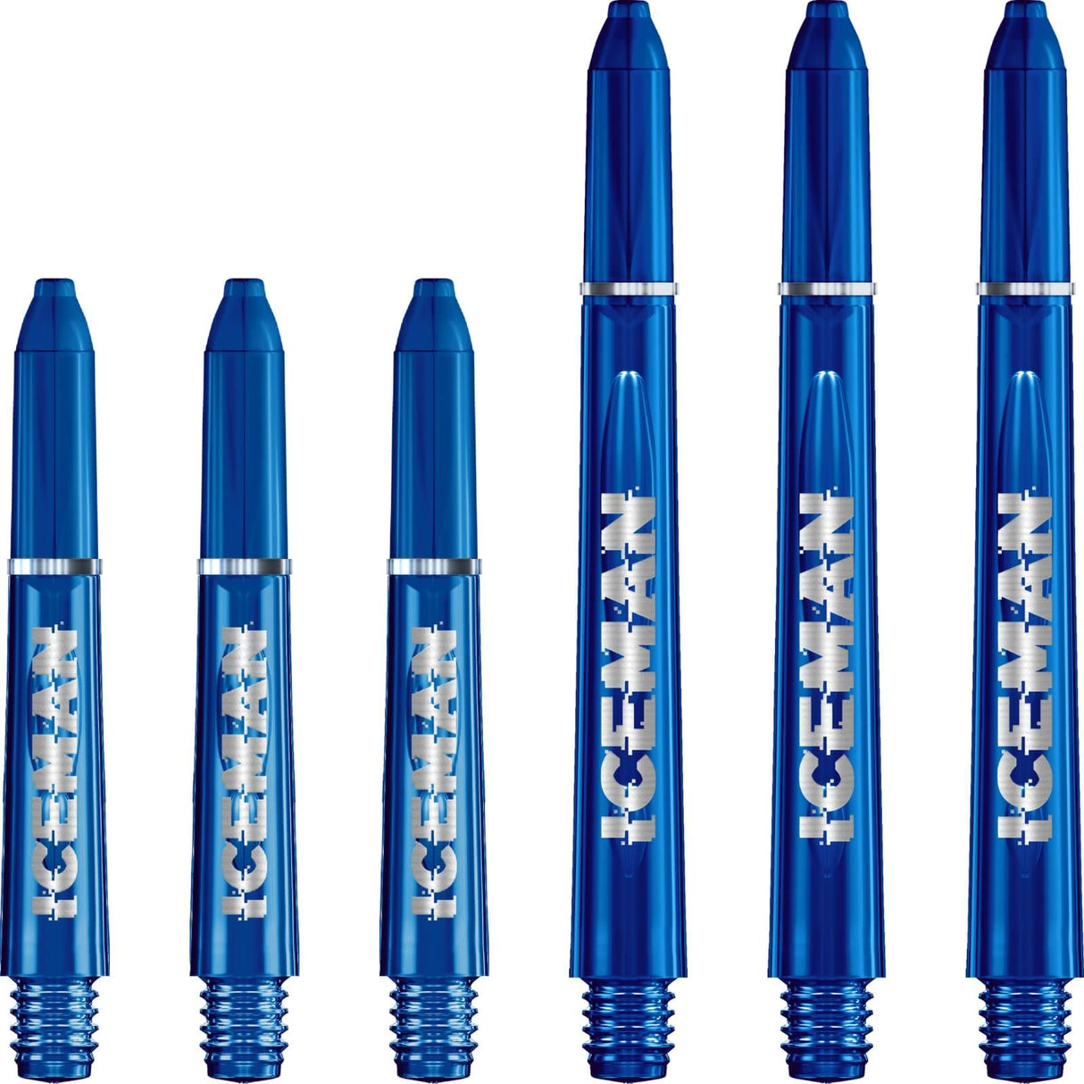 Red Dragon - Gerwyn "Iceman" Price VRX - Polycarbonate Dart Shafts - Short (36mm) / Blue