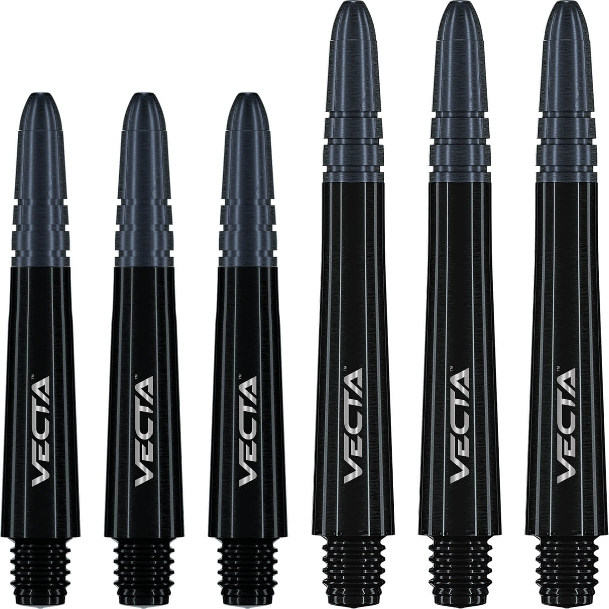 Winmau - Vecta - Hybrid Dart Shafts - Short (34mm) / Black