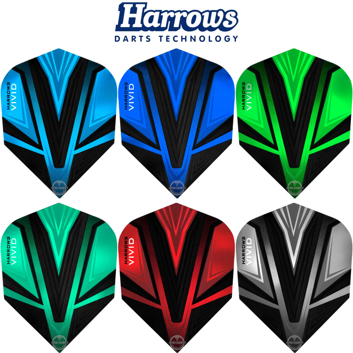 Harrows - Vivid - Standard Dart Flights -