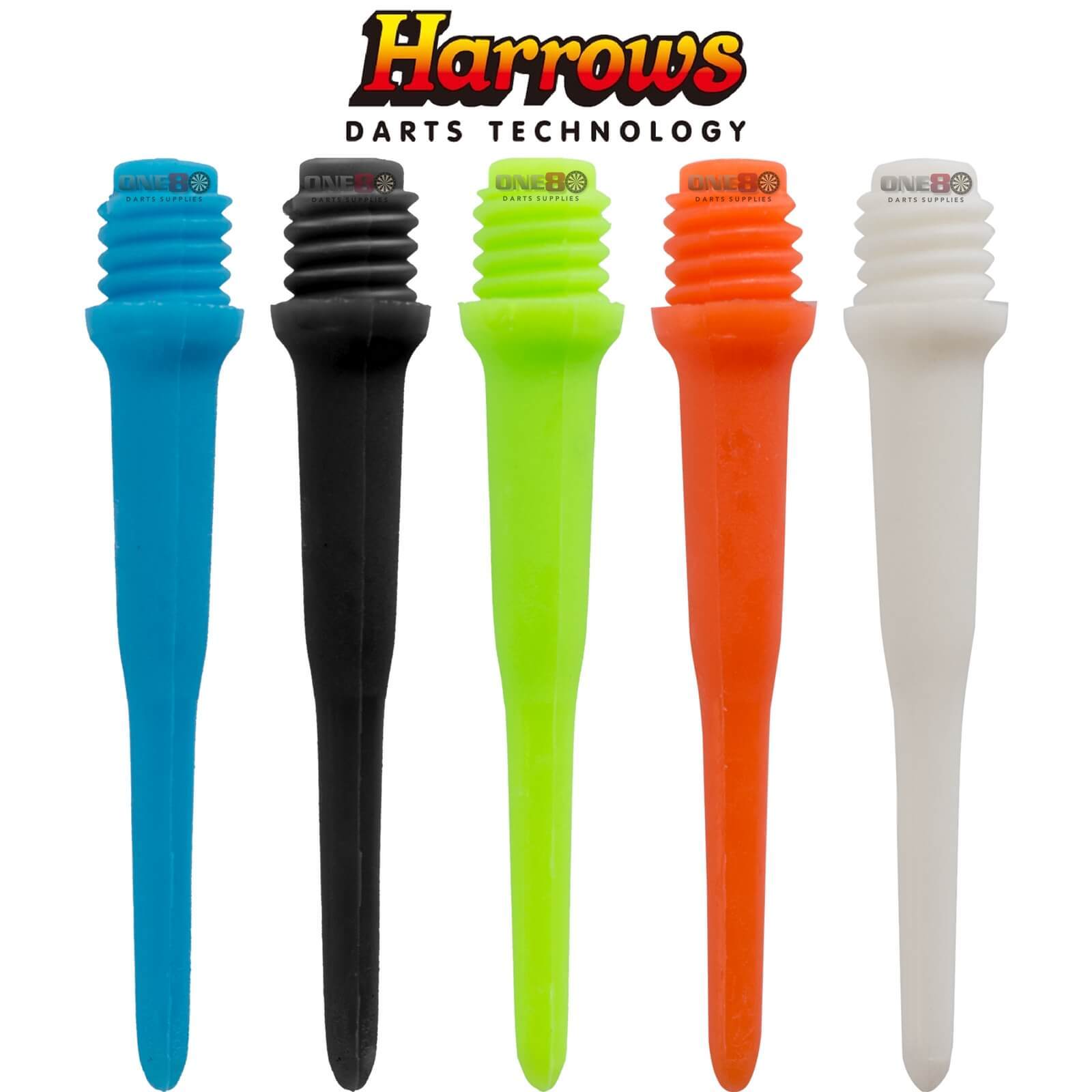 Soft Tip Accessories - Harrows - 25mm Pro Soft Tip Dart Points - Bag of 50 