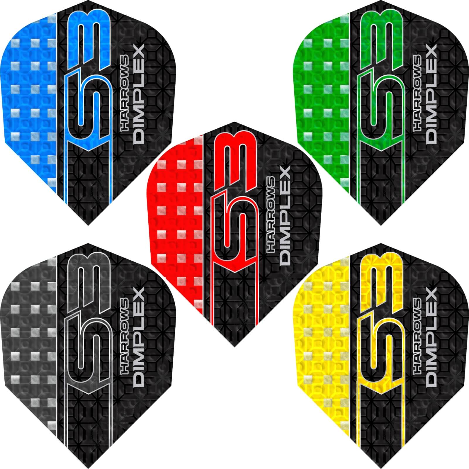 Dart Flights - Harrows - Dimplex S3 - Standard Dart Flights