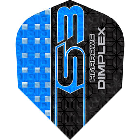 Harrows - Dimplex S3 - Standard Dart Flights - Blue