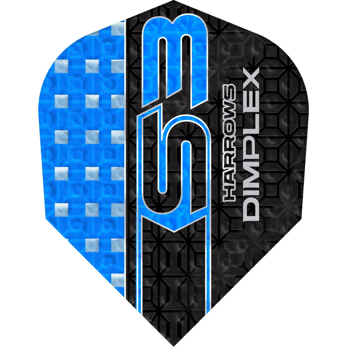 Dart Flights - Harrows - Dimplex S3 - Standard Dart Flights Blue