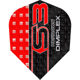 Harrows - Dimplex S3 - Standard Dart Flights - Red