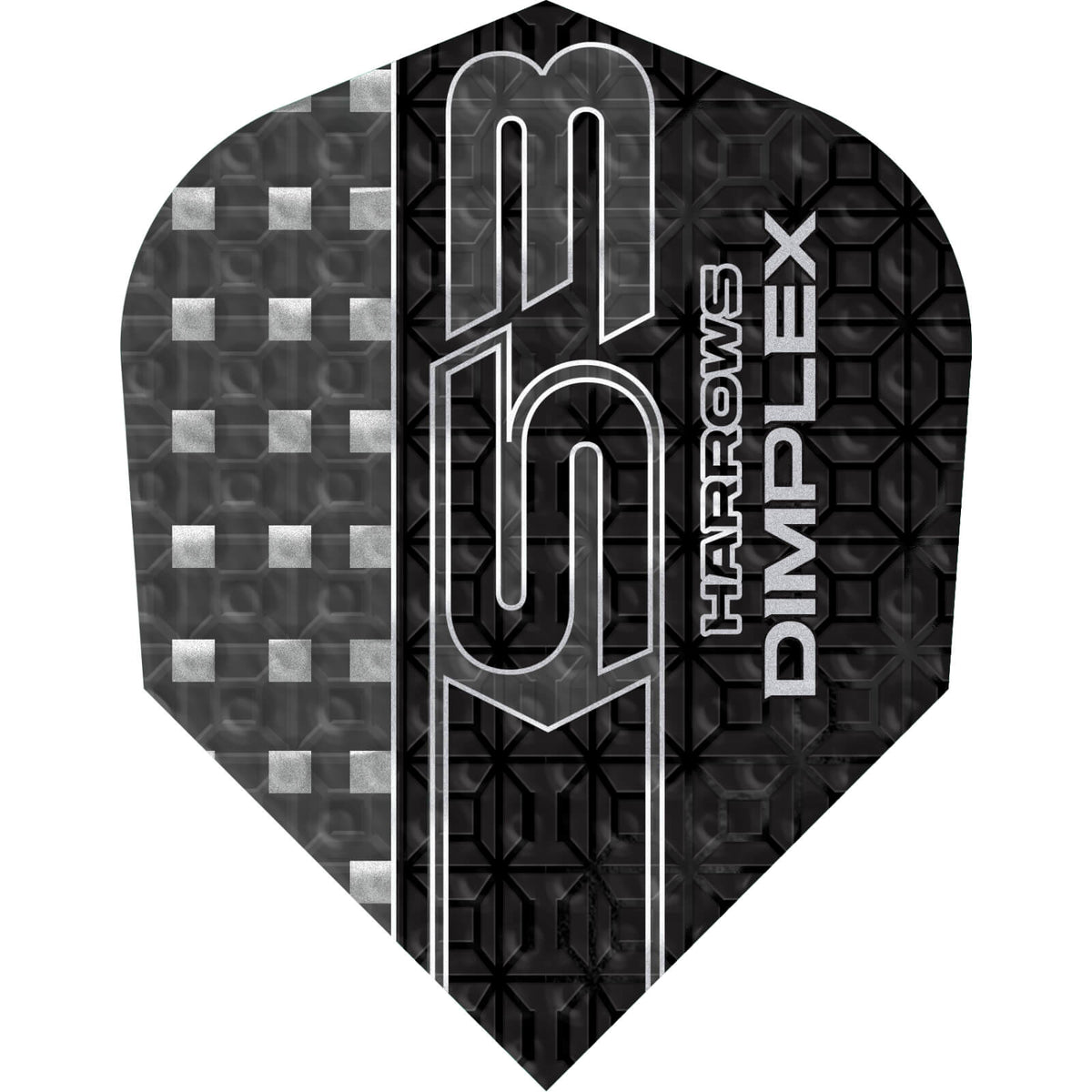 Dart Flights - Harrows - Dimplex S3 - Standard Dart Flights Smokey