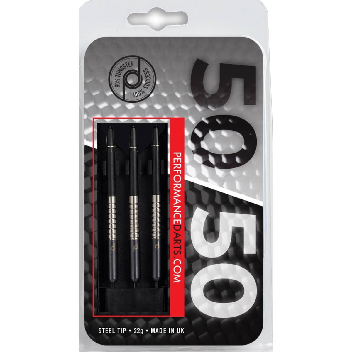 Darts - Performance Darts - 50/50 - Steel Tip - 90% Tungsten - 22g 24g 